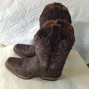 Botas Vaqueras Mezcalero, Cuero, Hechas en México, Calidad, 7.5; Tacón Bloque, Chic - Imagen 1 de 7