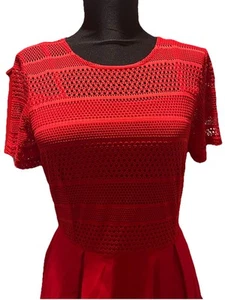 Swing Dress 1950’s Women’s Sz Small Red 1950s Themed Party Vintage Classic Retro - Picture 1 of 13