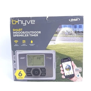 ORBIT 57946 B-HYVE CONTROLLER IRRIGATORE INTELLIGENTE 6 ZONE INTERNO/ESTERNO ALEXA WI-FI - Foto 1 di 6