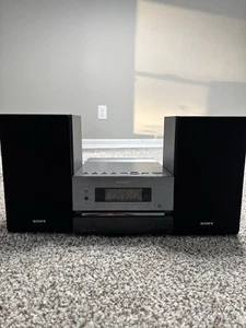 Sony HCD-CBX1 Hi Fi Micro Stereo System Radio W/ 2 Sony SS-CBX1 Speakers TESTED - Picture 1 of 10