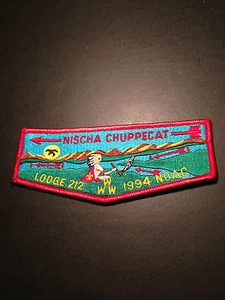OA NISCHA CHUPPECAT LODGE 212 S12 1994 NOAC FLAP - Picture 1 of 1