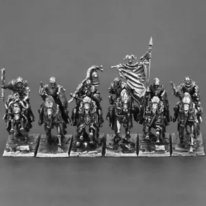 Skeleton Undead Knights Team Miniature in metallo Dungeons & Dragons Gioco di guerra giocattoli - Foto 1 di 13