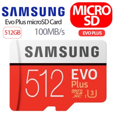 512GB Samsung EVO plus 100MB/s Class 10 SDXC Micro SD Speicherkarte + Adapter - Bild 1 von 3
