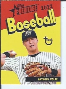Anthony Volpe 2022 Topps Heritage Minors Pack Cover - Picture 1 of 1