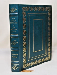 Golf Courses of the British Isles Bernard Darwin Ed Leather BEAUTY! - Picture 1 of 15