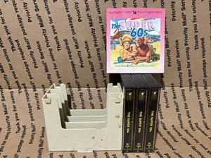 The Super 60's Great Stars & Their Great Original Hits 3 Cassette Case/Manual - Picture 1 of 5