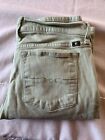 Lucky Brand Charlie skinny Mint Green stretch jeans Women's 6/28 Super comfy!