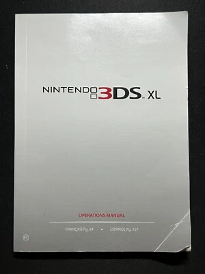 Consola portátil Nintendo 3DS XL - Solo manual de operación Foto 1 de 3
