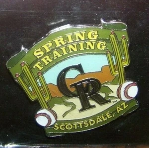 2018 2019 Scottsdale AZ CR Colorado Rockies Spring Training pin cactus league - Picture 1 of 5
