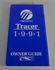Owner ́S Mode D'em Ploi / Manual Mercury Tracer Support 1991