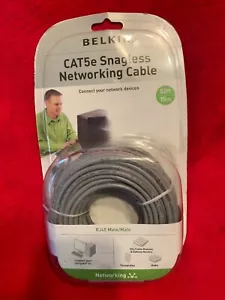NEW Belkin RJ45 Male/Male CAT5e Snagless Networking Cable - $19.99+free shipping - Picture 1 of 5
