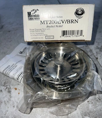 Mountain Plumbing, MT200EV/BRN, Deluxe Waste Disposer Trim With Stopper/Strainer - Image 1 of 3