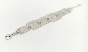Bracciale 1987 I Think Donna Argento 925 since stile Gucci - Foto 1 di 3