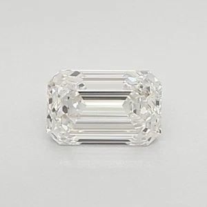 1.04 Ct EMERALD Cut IGI Certified Lab Grown CVD Diamond F Color VVS2 Clarity - Picture 1 of 12