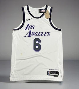 NWT Nike Authentic LeBron Lakers NBA Trikot Air Jersey Jordan Kobe 48 Kobe SHAQ - Picture 1 of 17