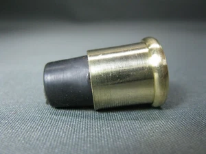 Brass Replacement Part Rubber Tip Walking Stick Cane 0 21/32in - Picture 1 of 8