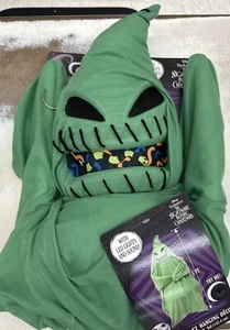 NIGHTMARE BEFORE CHRISTMAS HANGING OOGIE BOOGIE HALLOWEEN LIGHTS & SOUNDS NWT 5’ - Picture 1 of 3
