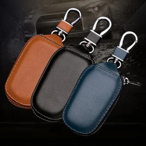 Key Holder Bag Leather Case Ring Wallet Car Unisex Pouch Keychains AU - Picture 1 of 15