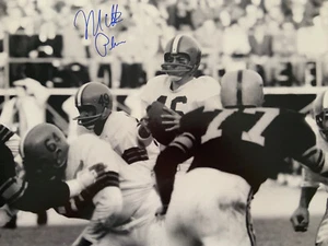 Milt Plum Cleveland Browns 1960 1961 Pro Bowl handsigniert 16x20 Foto Proof COA - Bild 1 von 3