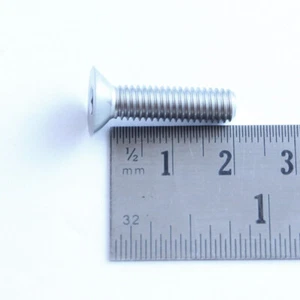 TITANIUM M6 Countersunk bolt. 10mm 15mm 20mm 25mm 30mm 35mm 40mm - Picture 1 of 9