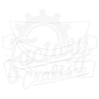 Stone Guard Paint Protection Film Clear Bra PPF For Chevrolet Malibu 19-21 FBLK - Image 1 of 4