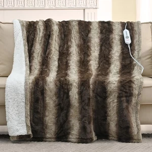 Heated Electric Throw - Machine Washable Soft Comfortable Heating Blanket wit... - Picture 1 of 8