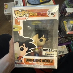 Funko Pop! Vinyl: Dragon Ball - Goku (Eating Noodles) - Amazon (Exclusive) #710 - Picture 1 of 6