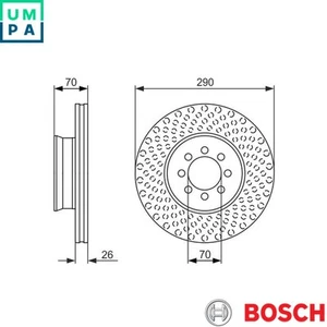 2x BRAKE DISC 0 986 479 602 FOR MERCEDES-BENZ SPRINTER/4-t/Platform/Chassis 2.1L - Picture 1 of 6