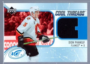 * 2005-06 Upper Deck Ice - Cool Threads #CT-DP - DION PHENEUF (Black Jersey) - Picture 1 of 2