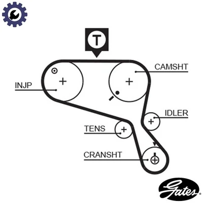 TIMING BELT 5467XS FOR LAND ROVER DEFENDER/Station/Wagon/SUV/Cabrio DISCOVERY - Image 1 of 4