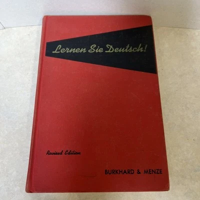 Lernen Sie Deutsch By Oscar Burkhard Revised Edition Henry Halt and Company - Image 1 of 4