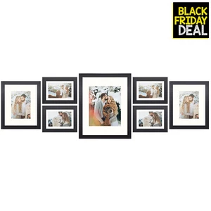7 Pack Gallery Wall Frame Collages for Family Picture Baby Photo Portrait - Picture 1 of 21