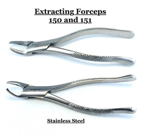 Extracting Forceps 150 -- Stainless Steel MAC - Picture 1 of 2