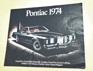 1974 PONTIAC -- 16 PAGE SALES BROCHURE -- 11 DIFFERENT VEHICLES - Picture 1 of 4