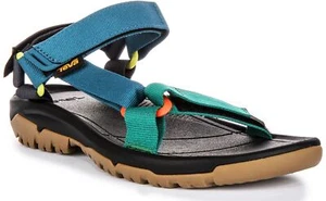 Sandalia Teva con tiras Hurricane secado rápido senderismo vegana para hombre azul multi EE. UU. 8-13 - Imagen 1 de 6