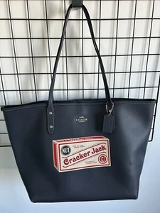 COACH Tote Bag F25948 City tote Shoulder Cracker - Jack Print Limited - Picture 1 of 8
