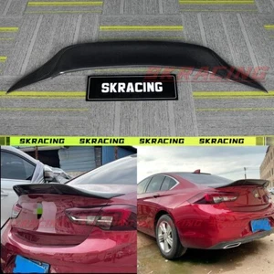 Carbon Fiber / Glossy Black Rear Trunk Spoiler Wing For Buick Regal 2018-2020 - Picture 1 of 24