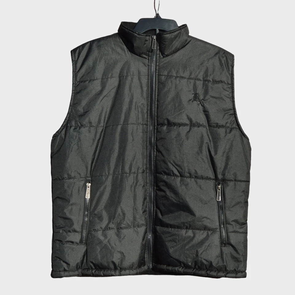 Brooklyn Xpress Black Men’s Sleeveless Puffer Vest Size Medium - Image 1 of 4