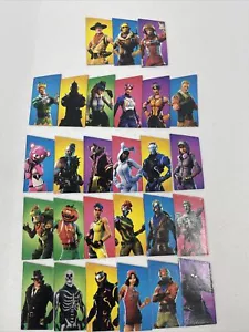 Monopoly Fortnite 27 Cardboard Outfits 2018 Replacement Pieces - Picture 1 of 5