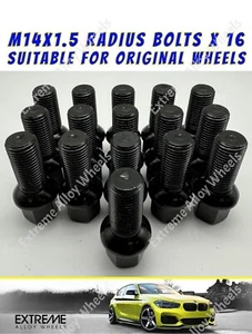 Alloy Wheel Bolts For Volkswagen Caddy Golf Mk4 On 28mm Original Replacement 16 - Picture 1 of 3