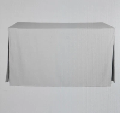 Tablevogue Fitted Tablecloth Cover 60" x 30" White Wedding Events Party - Image 1 of 4