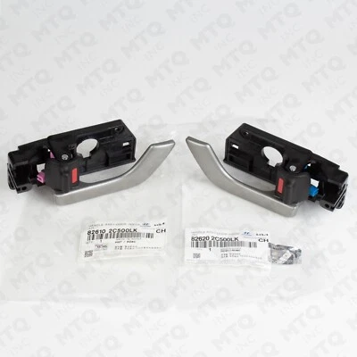 New Hyundai Door Handle Set (L&R) for 2007-08 Tiburon 82610-2C500LK - Image 1 of 4
