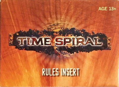 Magic The Gathering MTG - Original Time Spiral - Rule Book Insert - - Image 1 of 3