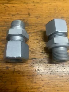 3/8 bsp x 12L M18 metric Cutting ring Compression Adaper Voss pack of 2 - Picture 1 of 4