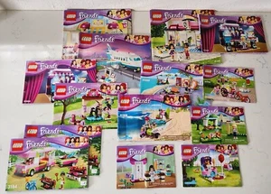 LEGO FRIENDS 14 Lot INSTRUCTION MANUALS ONLY 3184 41100 41004 41306 41099 41030  - Picture 1 of 14
