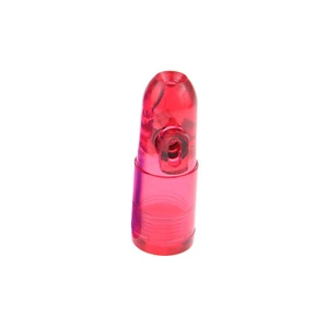 Red Acrylic Plastic Snuff Box Without Tobacco/Energy Snuff 20X49mm Father'S Gift - Picture 1 of 9