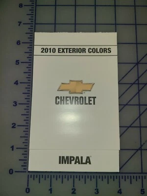 Chevrolet Impala 2010 carpeta de folletos con chip de color Foto 1 de 2