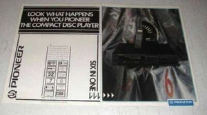 1987 Pioneer PD-M70 Compact Disc Player Ad - Picture 1 of 1