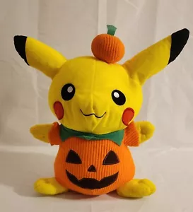 Pokemon Halloween Pikachu Zucca Jumbo Peluche 14" Fabbrica di Giocattoli - Foto 1 di 10
