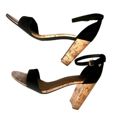 Guess Heels 8M Sandals Black Shoes Dress Cocktail Women Clothing Accessories - Image 1 of 4
